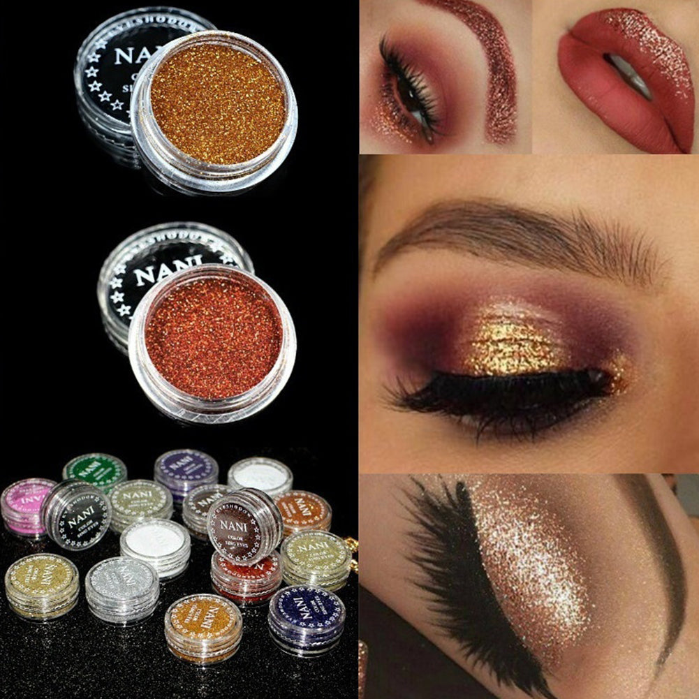 Fashion Glitter Highlighter Shimmer Eye Shadow Face Makeup Women Cosmetic