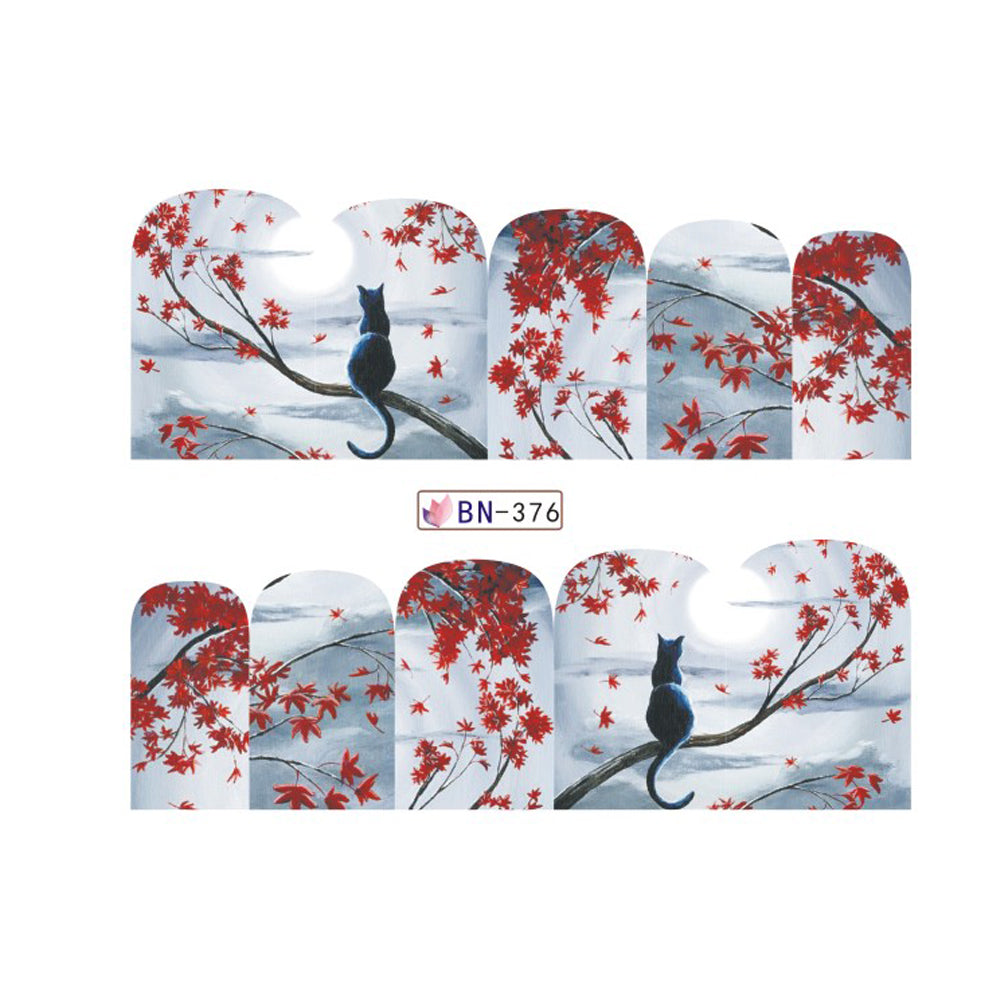 Graceful Eiffel Tower DIY Nail Art Sticker Finger Tip Manicure Decal Decoration