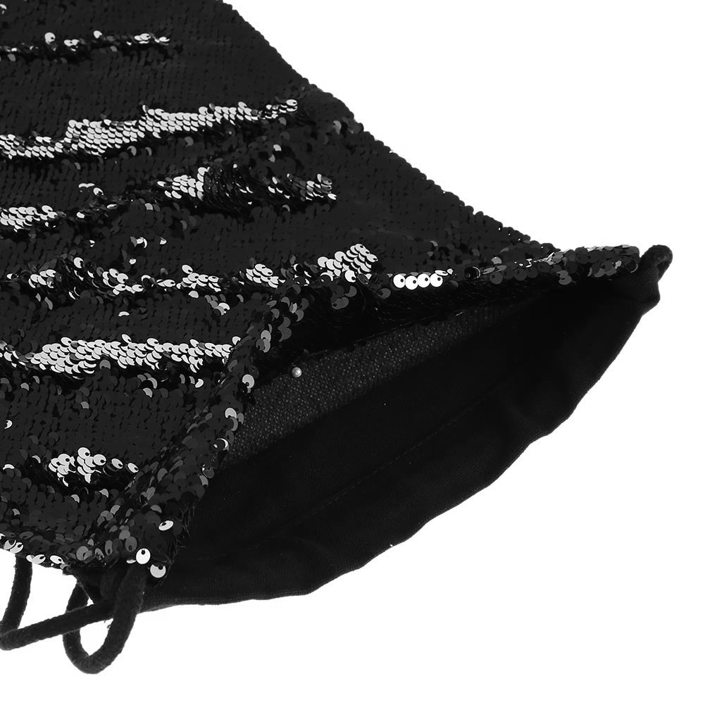 Bling Sequins Travel Sport Backpack Fashion Women Drawstring Shoulder Bag