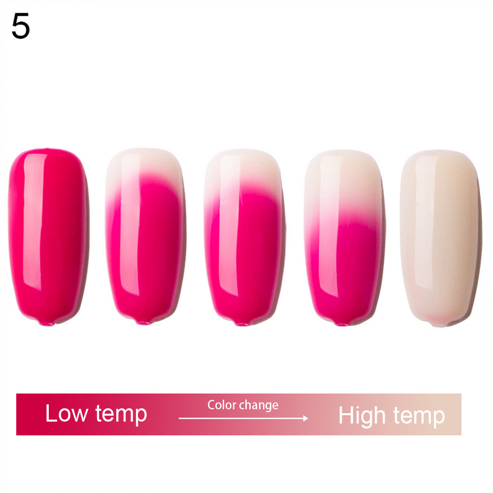 6ml Color Change Long-lasting Soak Off UV LED Nail Gel Art Polish DIY Manicure