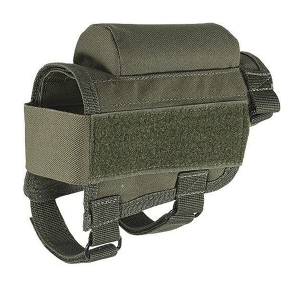 Tactical Nylon Buttstock Cheek Rest with Ammo Carrier Case for .300 .308 Winmag