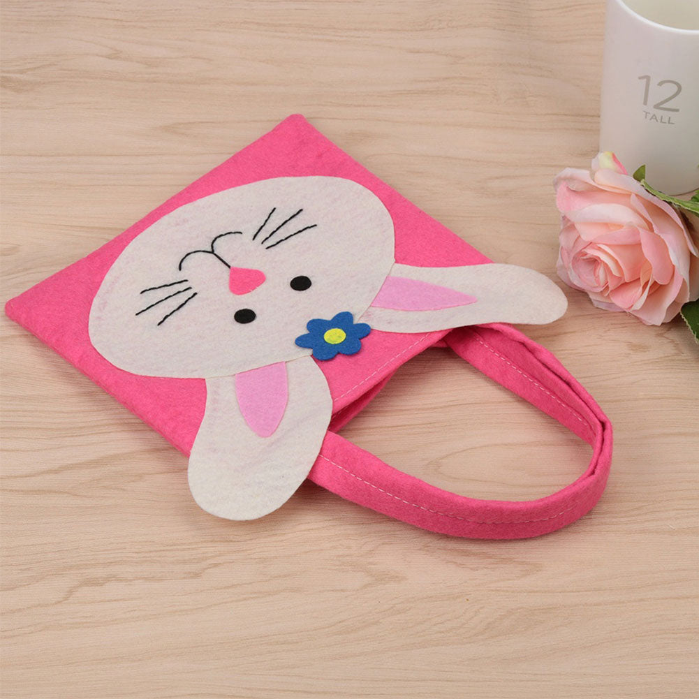Lovely Easter Bunny Rabbit Gift Candy Present Pakage Cloth Bag Holiday Packing