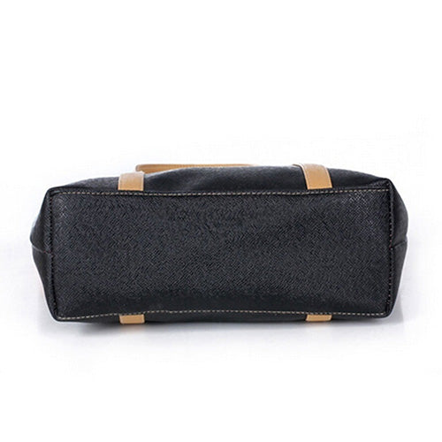 Color Block Faux Leather Messenger Bag Satchel Heart Purse Shoulder Handbag