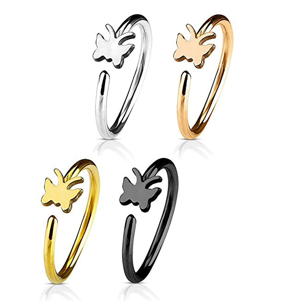 Men Women Fake Non Piercing Clip-on Nose Ring Stud Club Fashion Jewelry Gift