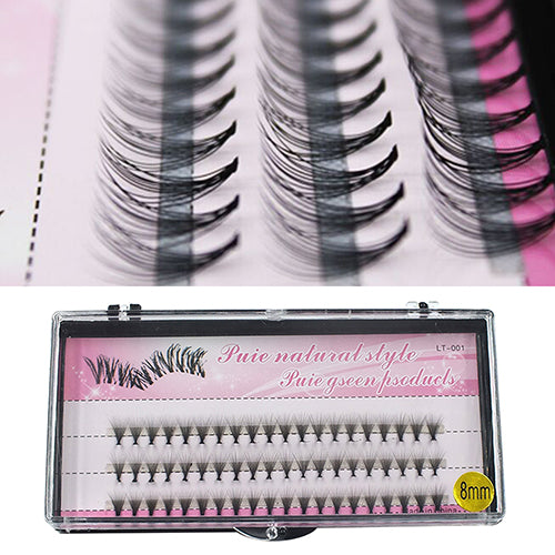 Professional Makeup 60 Pcs Clusters Eye Lashes Grafting Fake False Eyelashes
