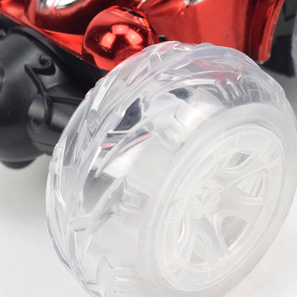 360° Spinning Flips Colorful Flash Music Kids Children Remote Control Truck Toys
