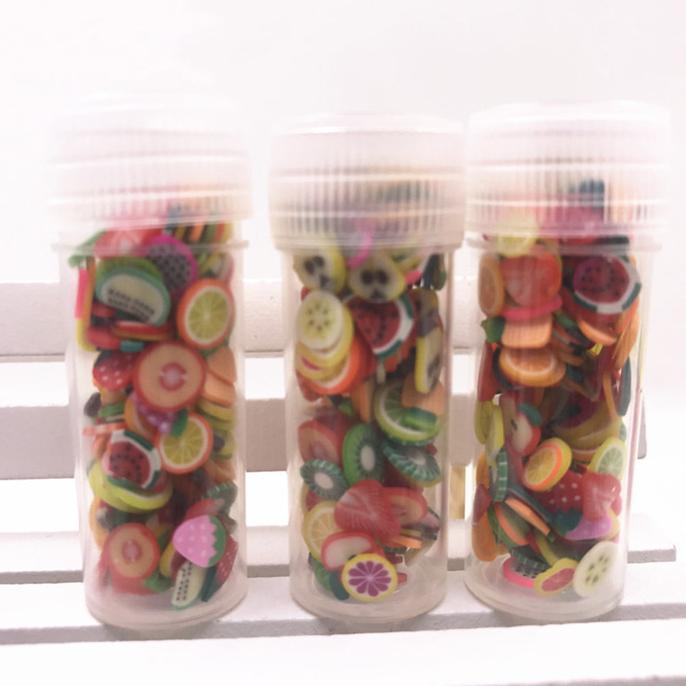 Colorful Soft Slime Fruit Slices Scented Stress Relief Adult Kid Toy Sludge Toys