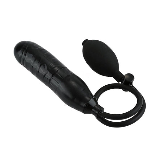 Smooth Inflatable Dildo Pump Sexy Toy Butt Plug Blow Up Health Care Product