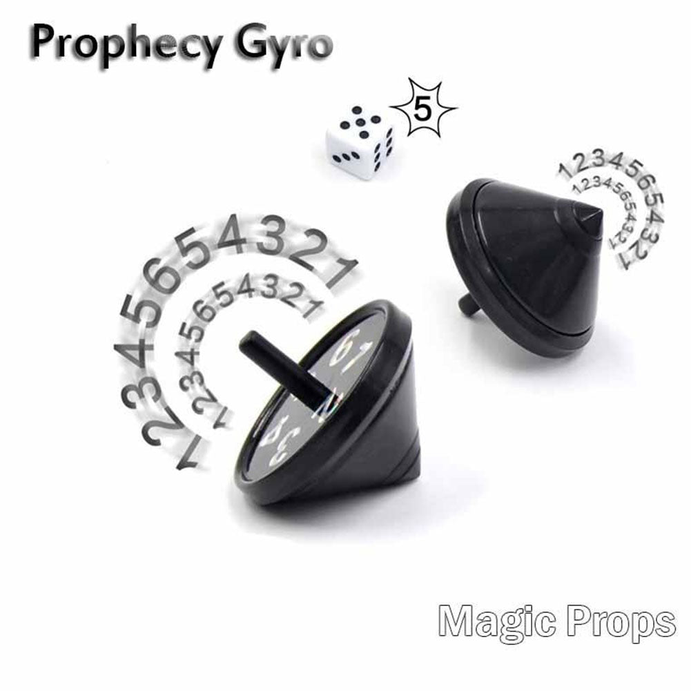 Magic Tricks Prop Funny Prediction Spinning Top Children Toy Gyro Birthday Gift