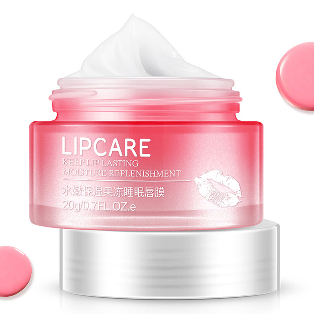 Strawberry Lip Sleeping Mask Exfoliator Moisturizer Nourishing Plumper Skin Care
