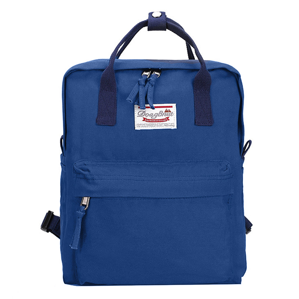 Vintage Canvas Shoulder Bag Backpack Student Women Girl Rucksack School Bookbag