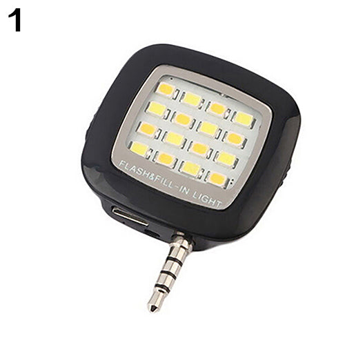 Mini Portable Fill-in LED Flash Selfie Light Sync Flash for Photography Smart Phone