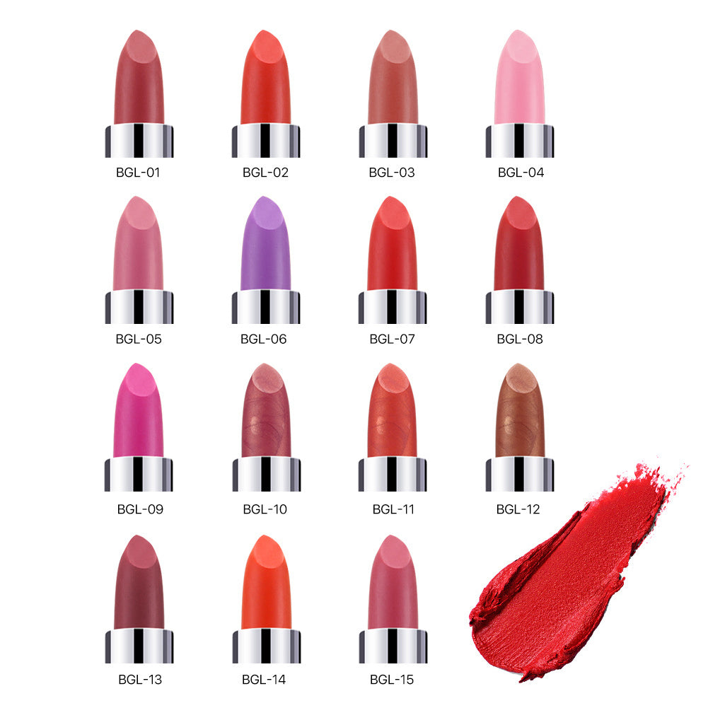 Long Lasting Matte Women Moisturizing Lipstick Party Wedding Fashion Cosmetic