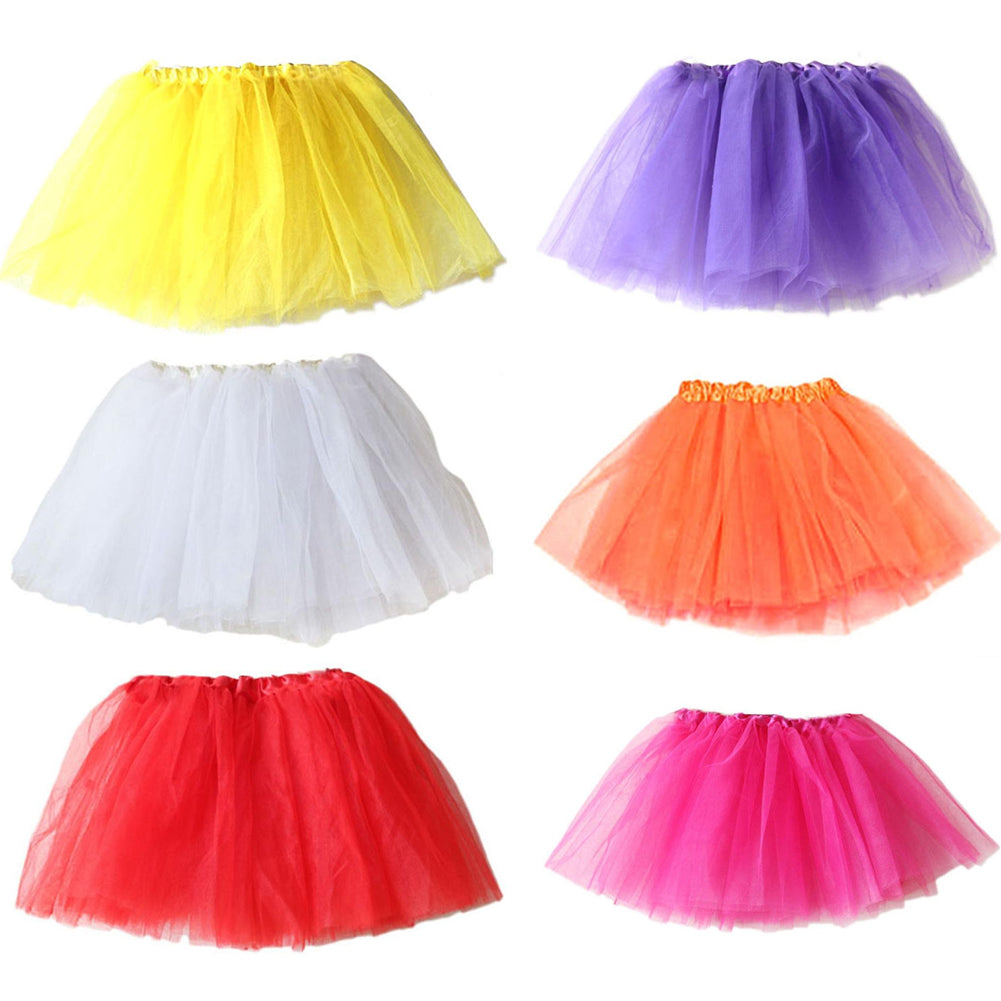 Cute Girl Little Princess Fancy Dancewear Ballet Dance Party Tutu Skirt Costume