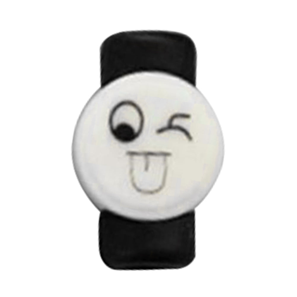 Cute Cartoon Expression Charging Data Cable Silicone Protection Cover Protector