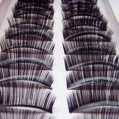 10Pairs Makeup Handmade Natural False Eyelashes Long Thick Eye Lashes Extension