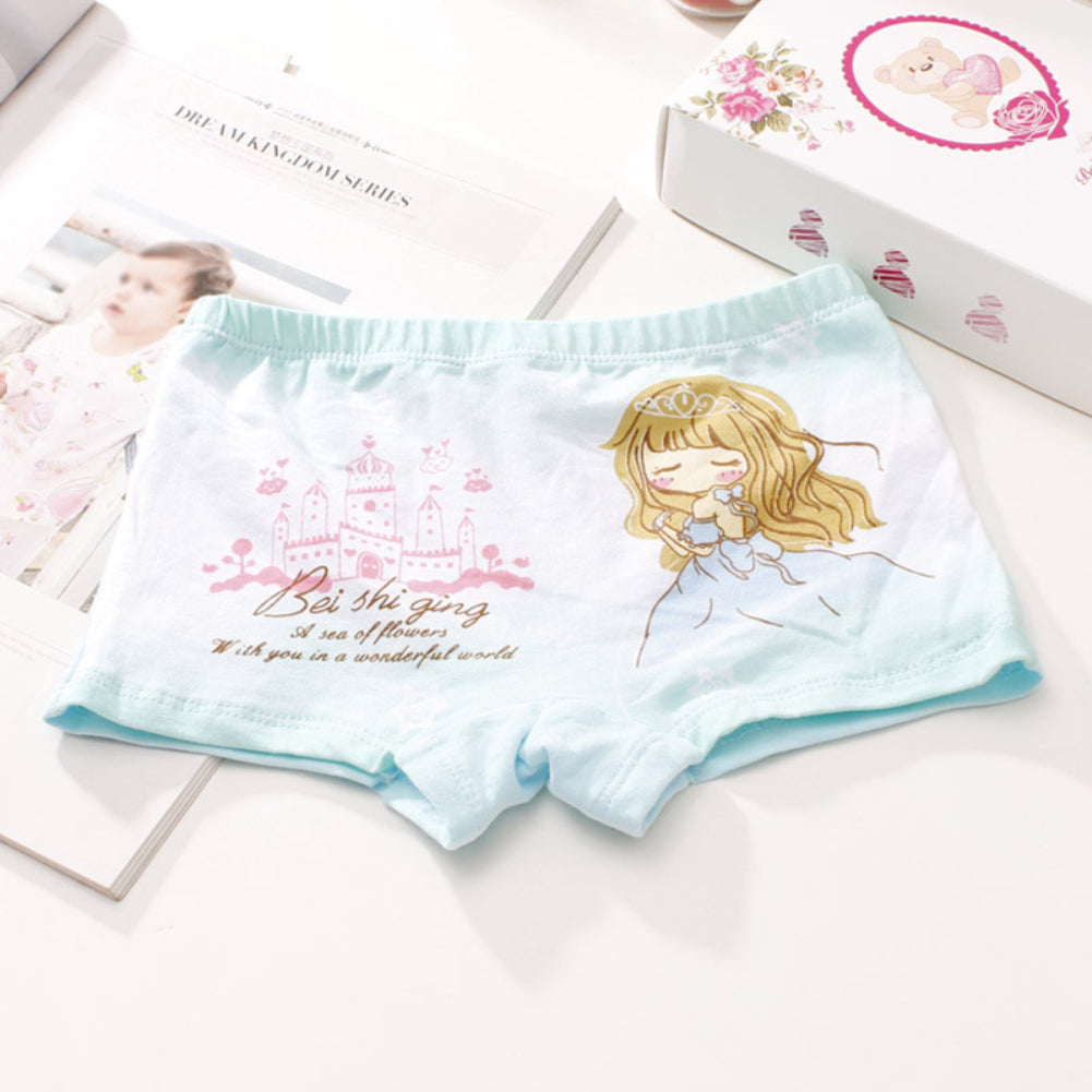 Baby Girl Kids Cotton Soft Cute Cartoon Shorts Breathable Underwear Panties