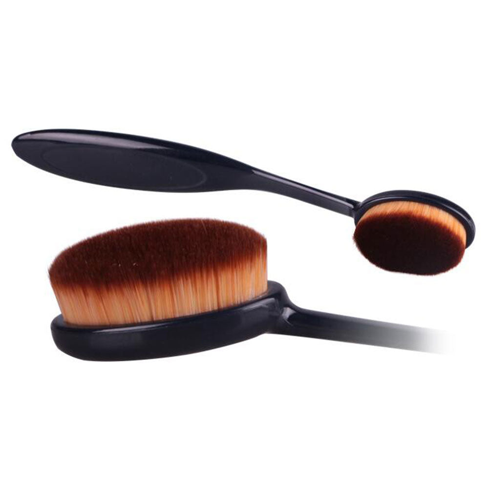 MAANGE Oval Curved Tool Brush Toothbrush Style Makeup Blush Brushes Foundation