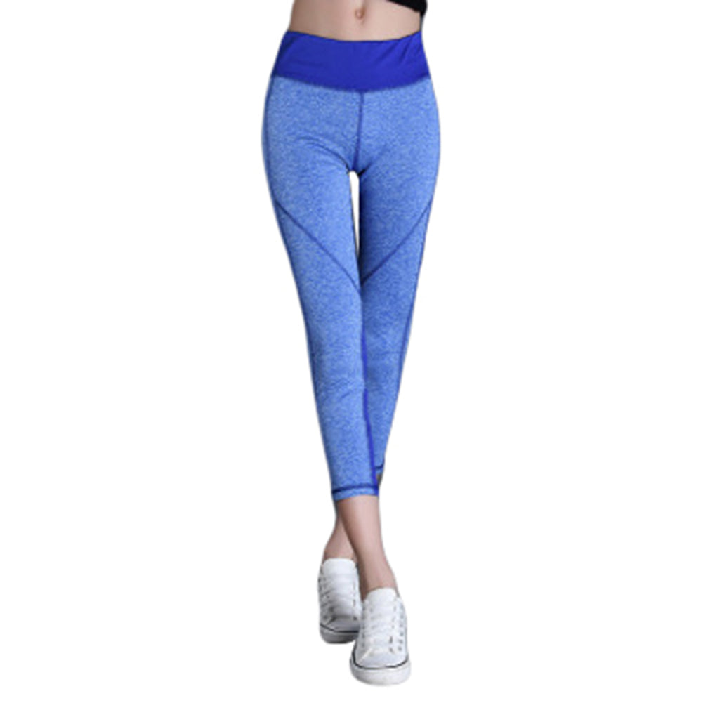 Women Yoga Capris Pants Tummy Control Workout Running Stretch Leggings Trousers