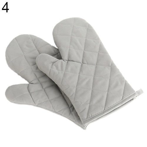 Cotton Oven Mitt Heat Proof Resistant Protector Kitchen Cooking Pot Holder Glove