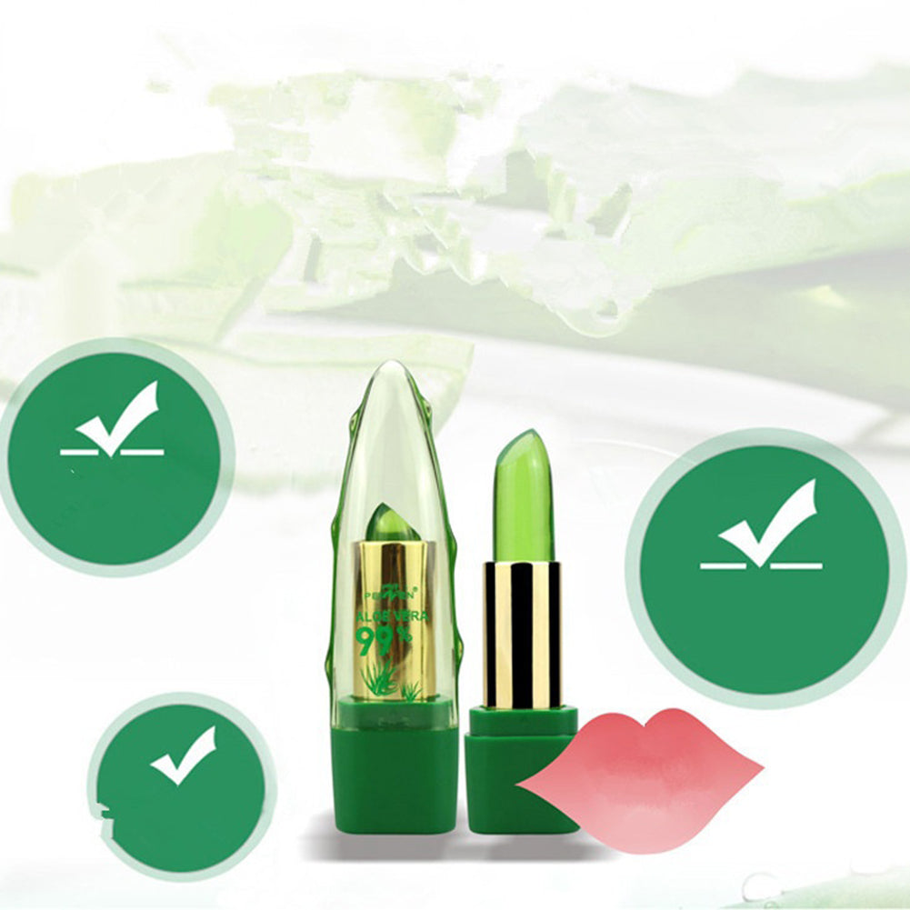 Magic Aloe Vera Long Lasting Color Changing Moisturizing Lipstick Makeup Tool