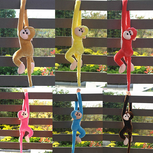 Cute Screech Monkey Plush Long Arm Animal Toy Doll Gibbons Valentine’s Day Gift