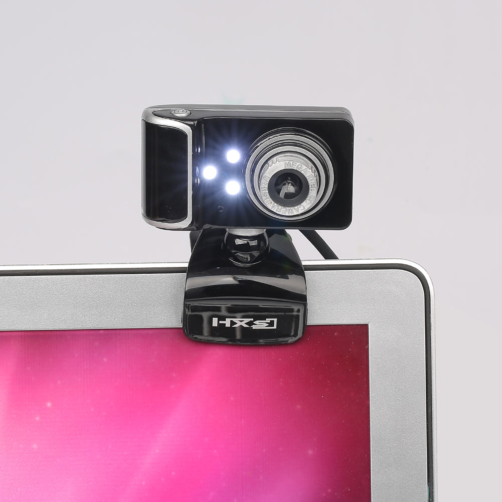 Clip-on HD WebCam Camera with Mic 9 Special Effects for Laptop Desktop Computer