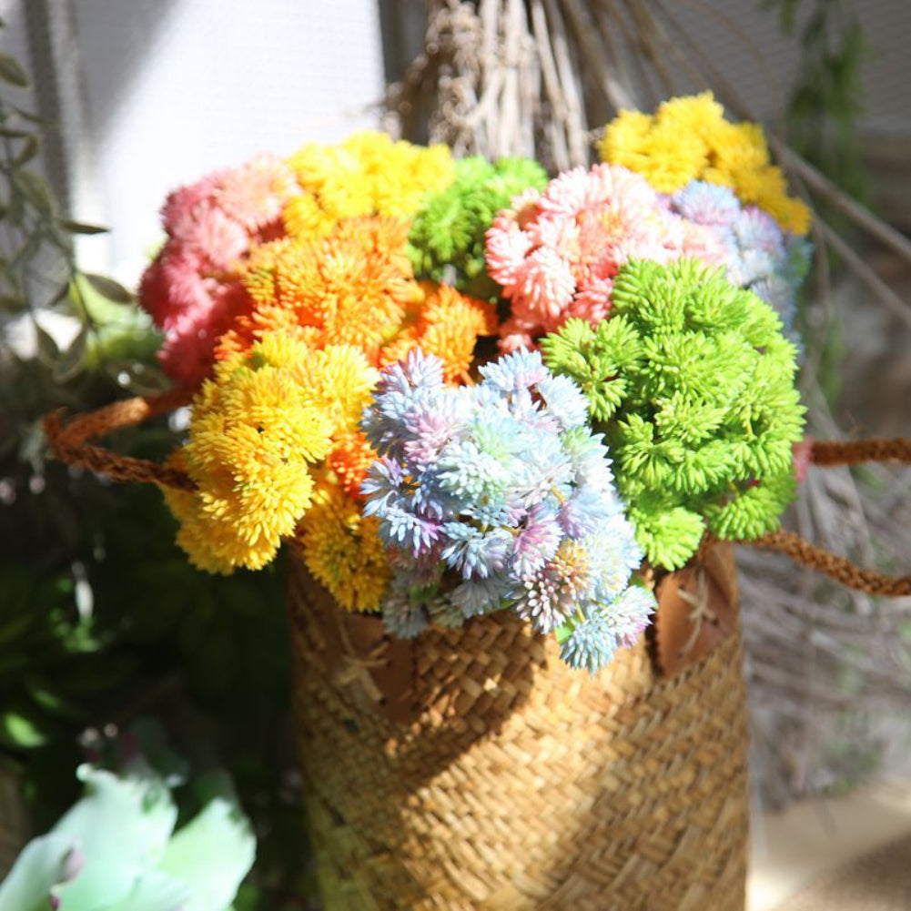 1Pc Rustic Plastic Fake Mini Rice Seed Fruit Artificial Simulation Flower Decor