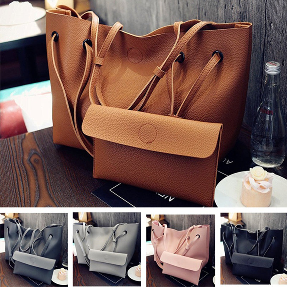 Women Faux Leather Shoulder Messenger Bag Tote Purse Handbag Crossbody Satchel