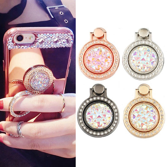 Fashion Shiny Rhinestone Phone Ring Stand Finger Holder Gift for iPhone iPad