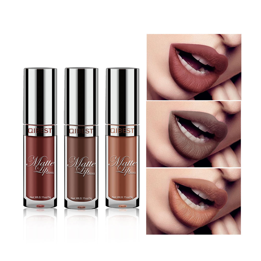 Matte Long Lasting Liquid Lipstick Lip Gloss Non Stick Cup Cosmetic Women Makeup