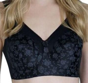 CORTLAND INTIMATES STYLE 7102 - Full Figure Super Support Soft Cup Bra - Black