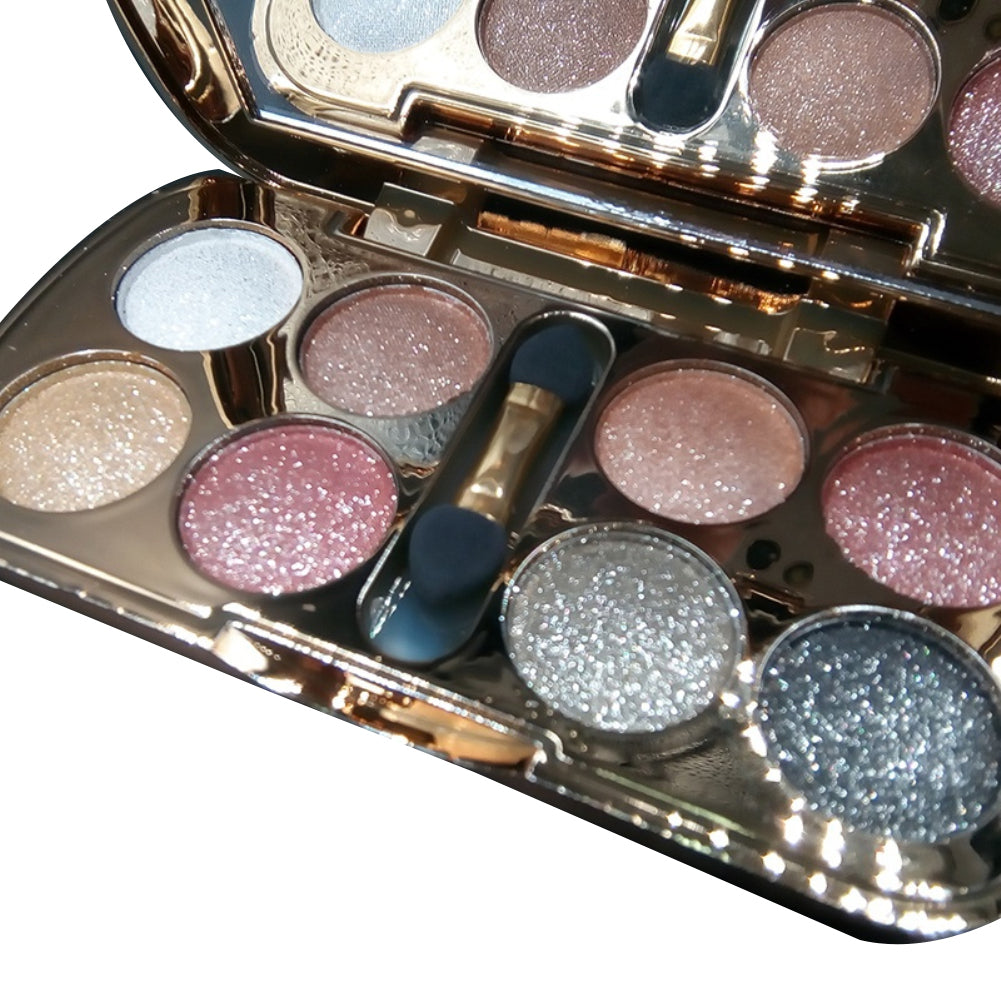 8Color Shimmer Eyeshadow Palette Waterproof Natural Eye Makeup Beauty Cosmetic