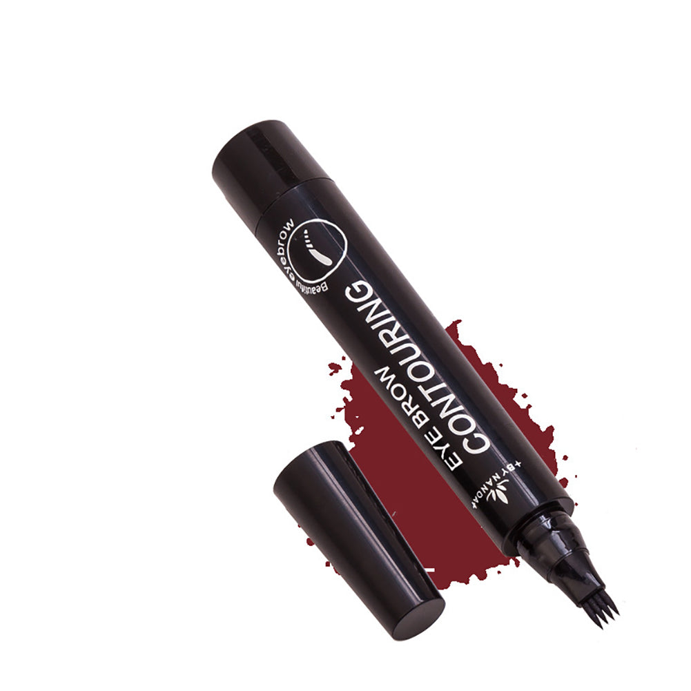 5.5g Long-Lasting Sweat-proof 4 Nibs Eyebrow Pen Women Makeup Cosmetic Tool
