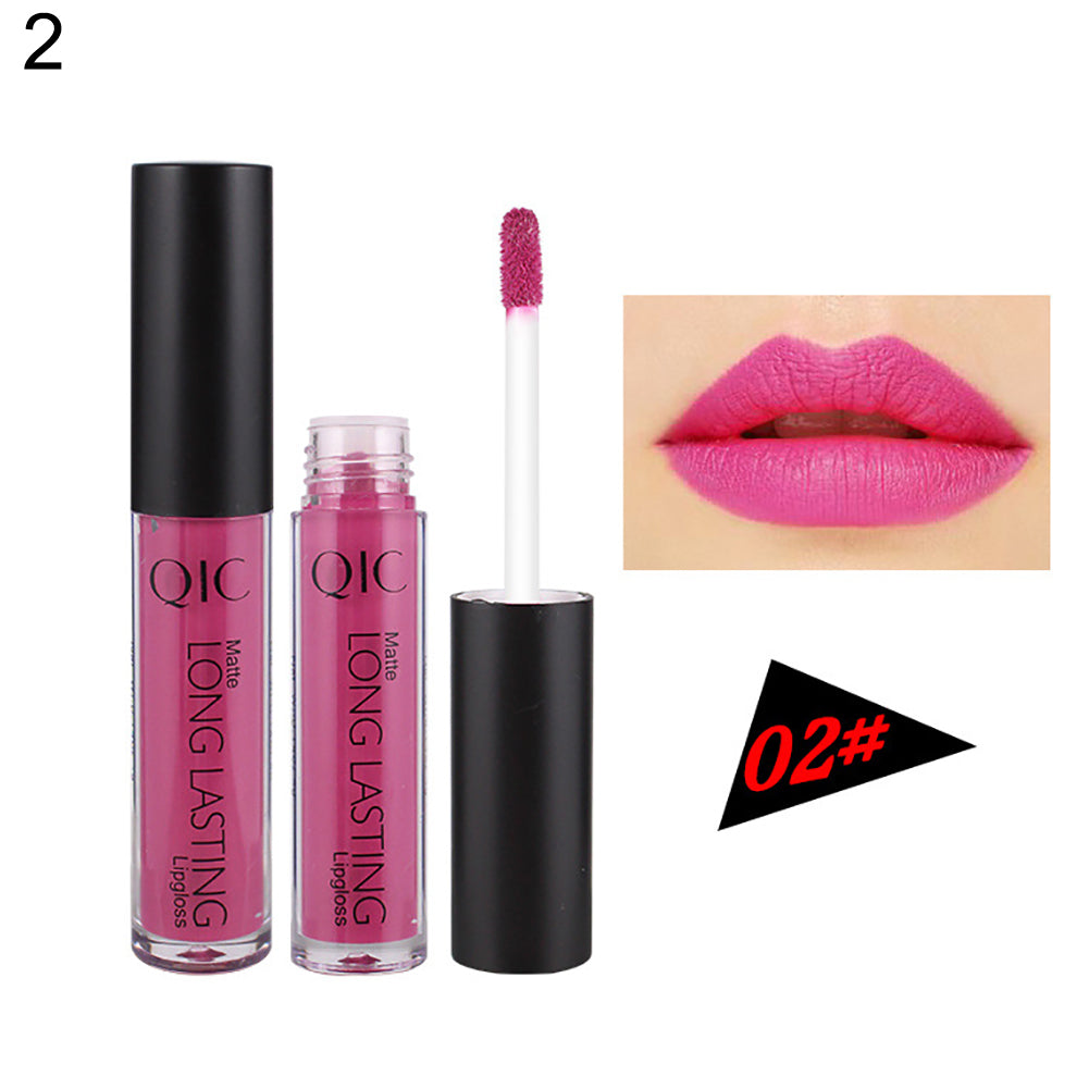 Long Lasting Matte Liquid Lipstick Sexy Beauty Lip Gloss Women Cosmetic Gift