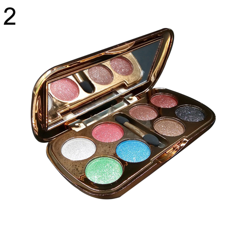 8Color Shimmer Eyeshadow Palette Waterproof Natural Eye Makeup Beauty Cosmetic