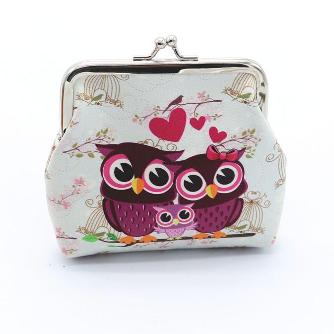 Local store Women Lady Retro Vintage Owl Leather Small Wallet Hasp Purse Clutch Bag