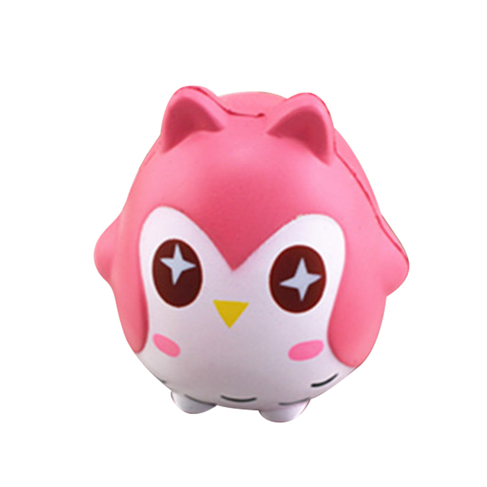 Lovely Cartoon Owl Soft Squeezing Toy Slow Rising Stress Reliever Desktop Decor
