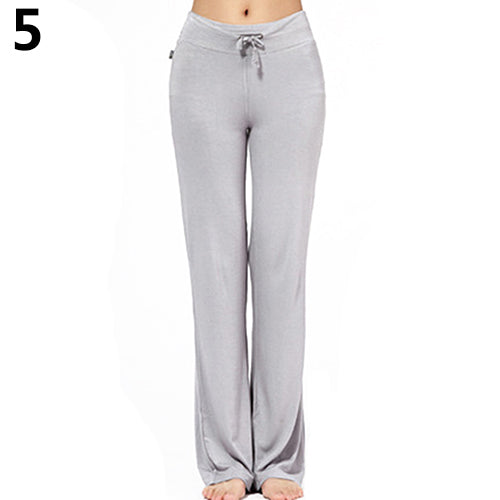 Women's Fashion Modal Comfortable Yoga Gym Sports Square Dance Long Pants