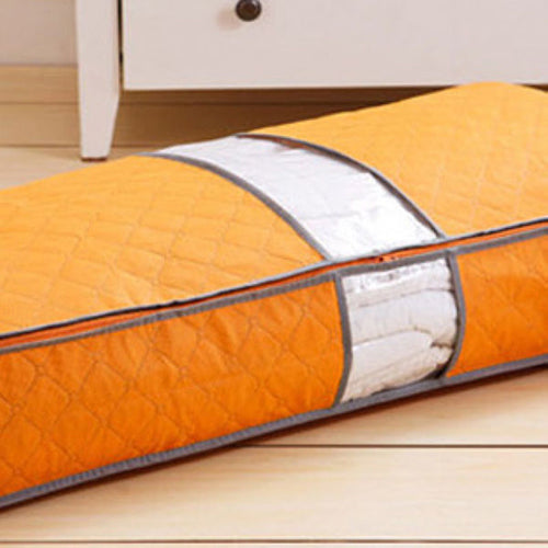 Zipped Clothes Duvet Clothing Pillow  Under Bed Handle Storage Organizer Bag