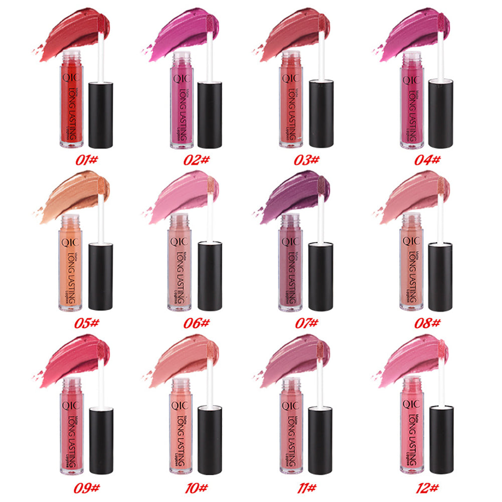 Long Lasting Matte Liquid Lipstick Sexy Beauty Lip Gloss Women Cosmetic Gift