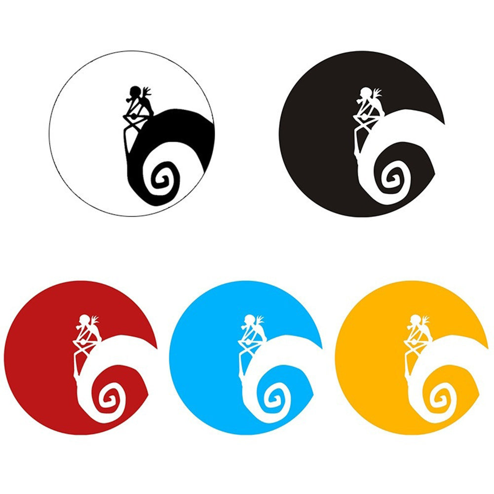 Skeleton Hood Tailgate Side Window Decal Car Truck Reflective Sticker Decoration