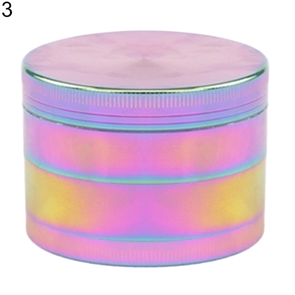 Aluminum Alloy 4 Layers Tobacco Herb Spice Smoke Grinder Crusher Hand Muller