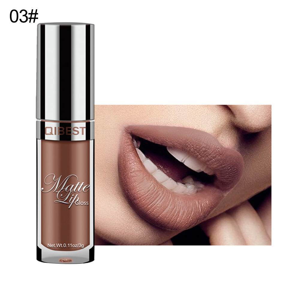 Matte Long Lasting Liquid Lipstick Lip Gloss Non Stick Cup Cosmetic Women Makeup