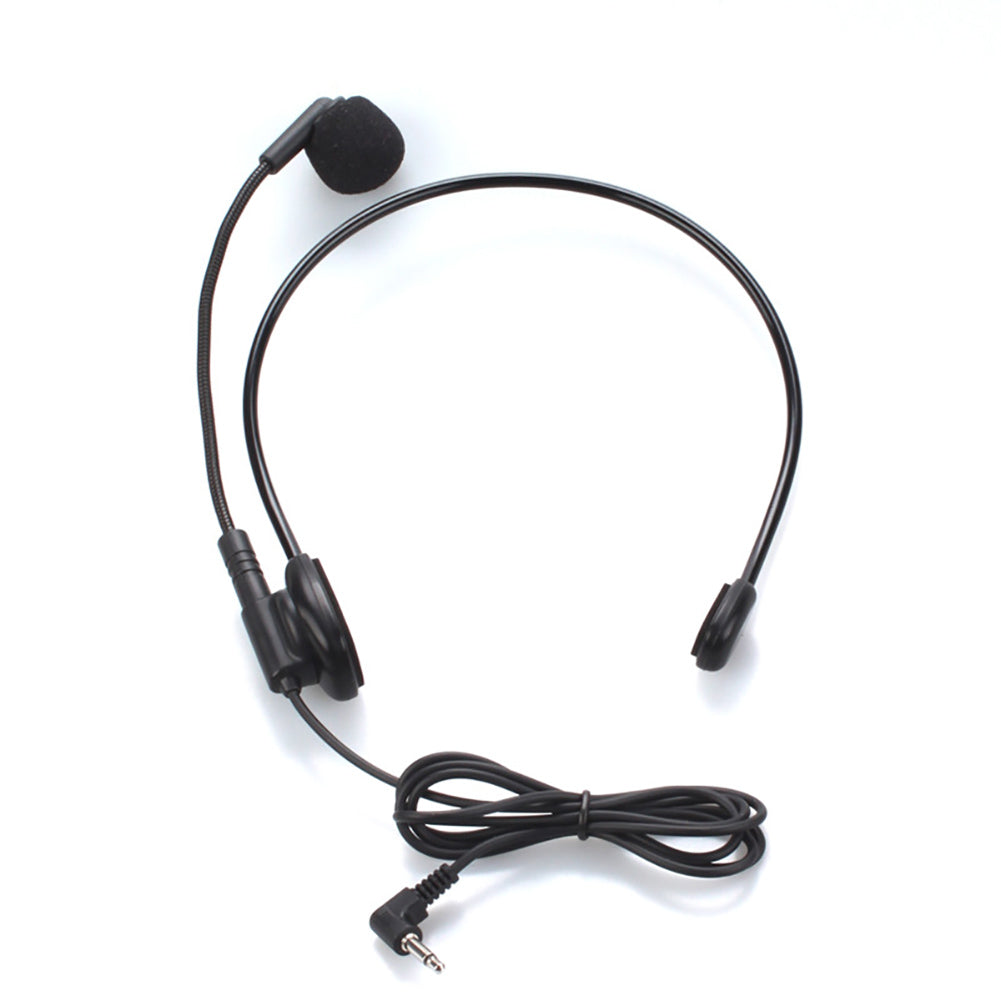 3.5mm Flexible Wired Headset Microphone Mic for Speaker Teaching Voice Amplifier