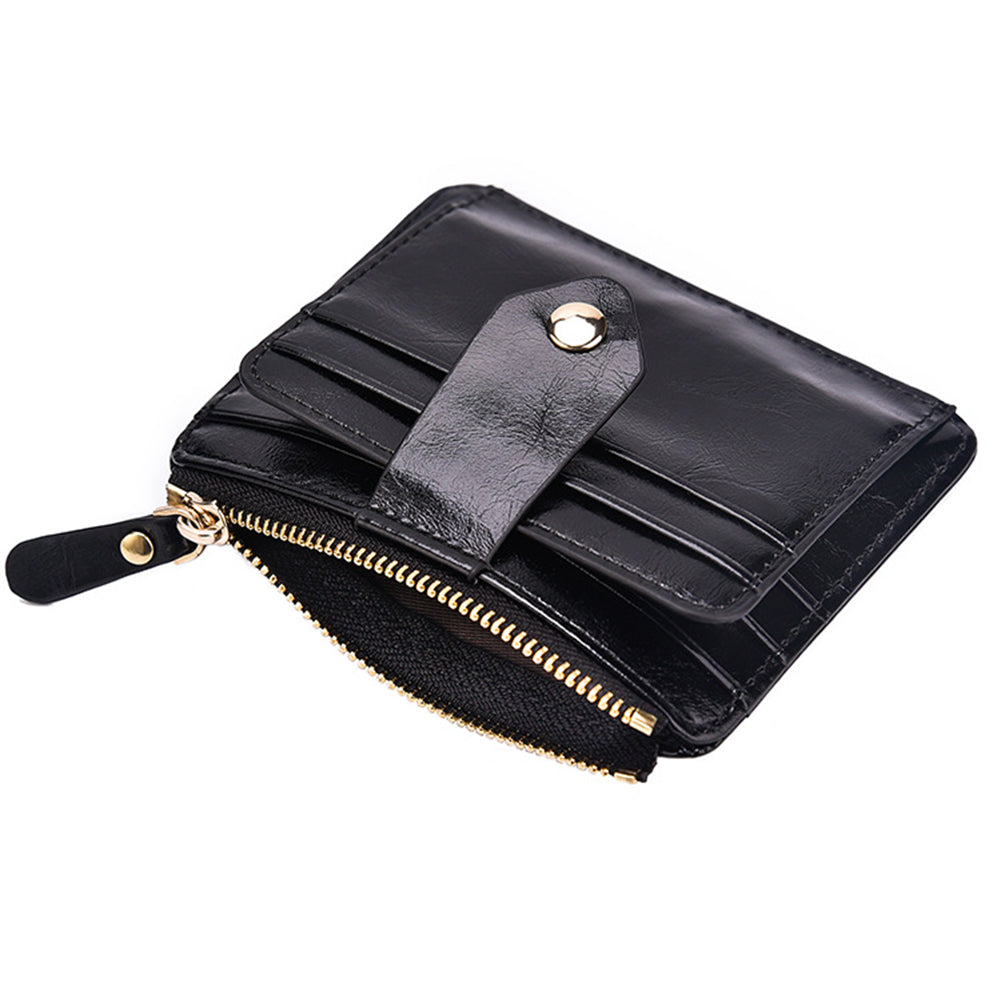 Retro Men Faux Leather Short Wallet Cash Card Organizer Mini Coin Purse Holder