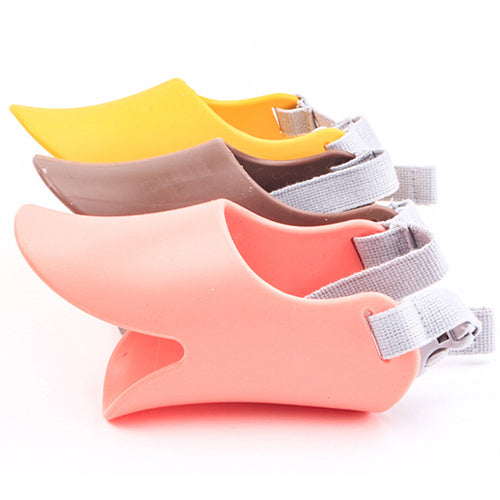 Dog Anti Bite Duck Mouth Shape Dog Mouth Cover Silicone Biteproof Pet Muzzle