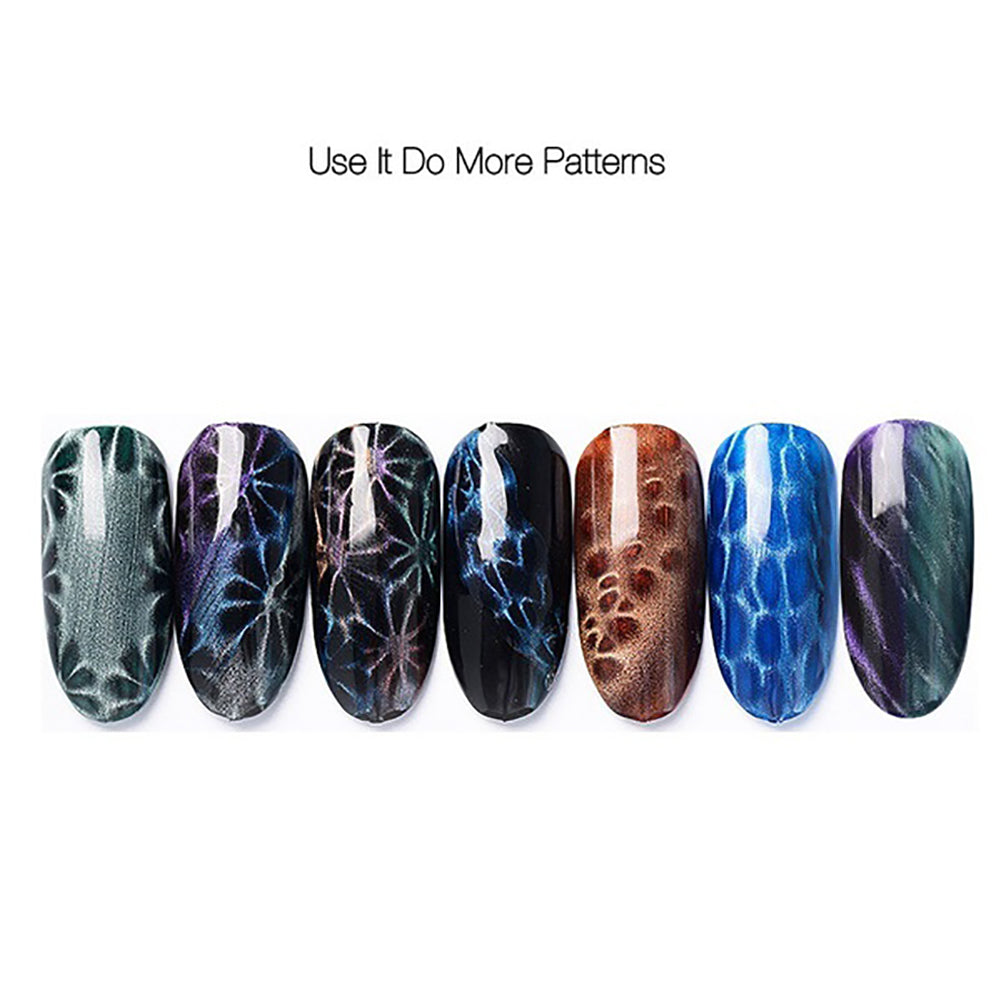 Nail Art Cat Eye Flower Stripe Magnetic Pen DIY 3D Polish UV Gel Manicure Tool