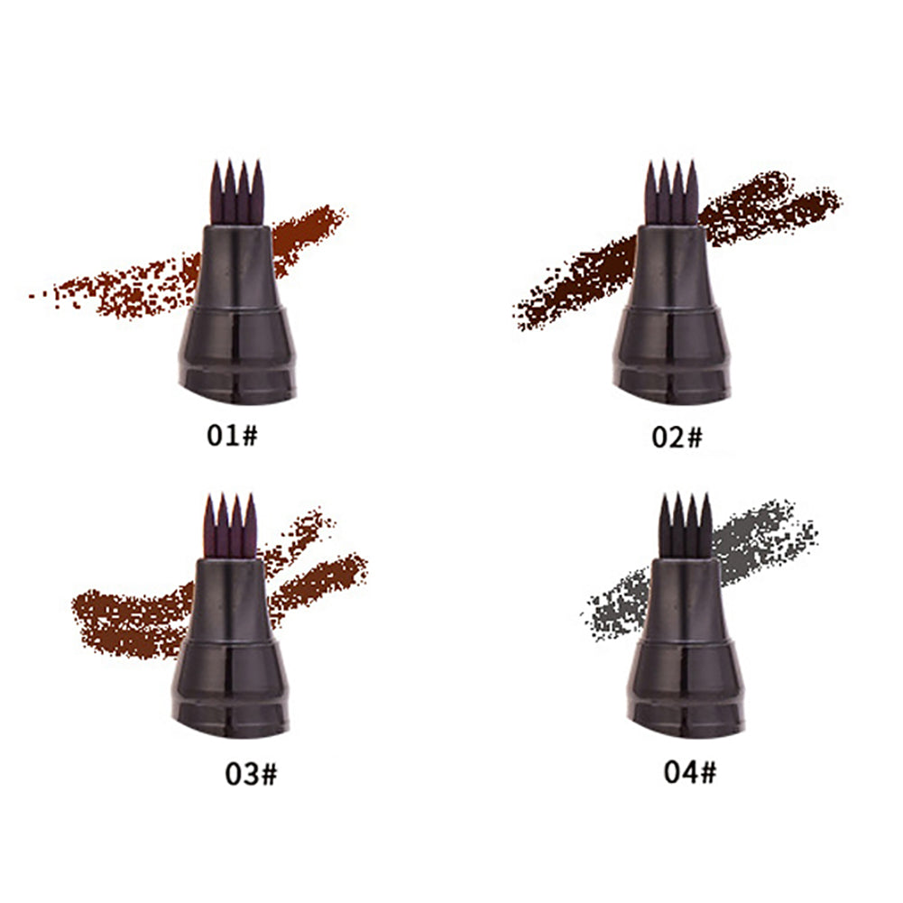 5.5g Long-Lasting Sweat-proof 4 Nibs Eyebrow Pen Women Makeup Cosmetic Tool
