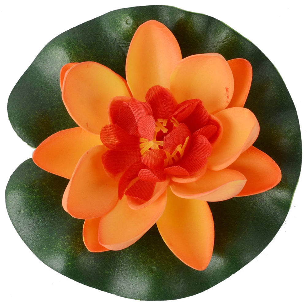 Artificial Water Lily Floating Flower Lotus Home Yard Pond Fish Tank Decor
